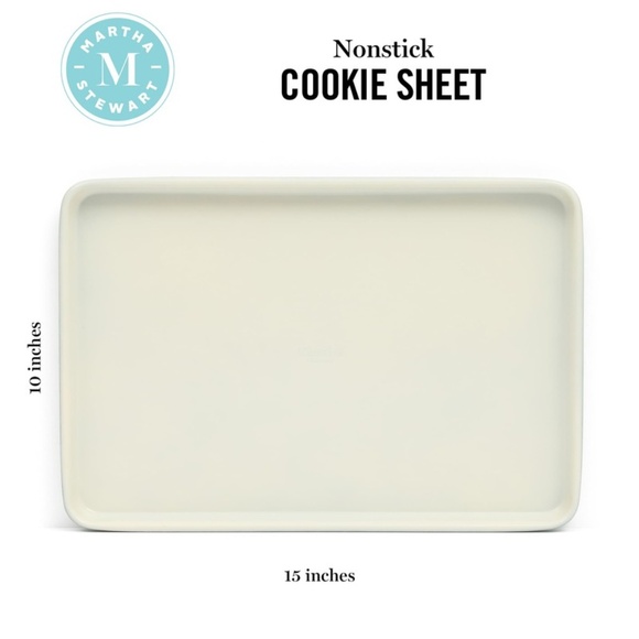 Martha Stewart Gallen Nonstick Steel Cookie Sheet, 17" x 11" - Picture 3 of 3